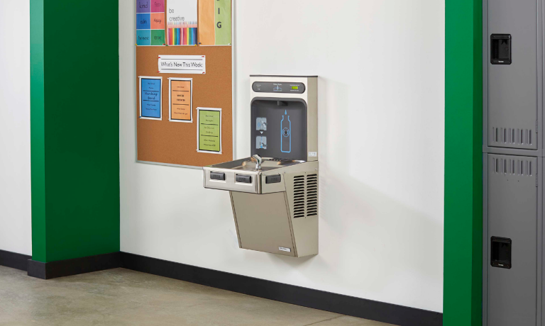 Green Bottle Filling Station in Wall